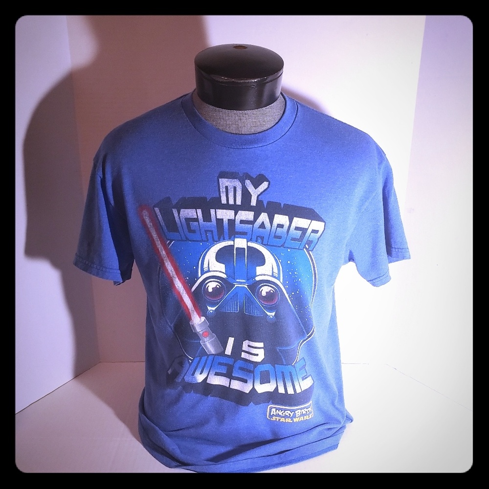 Men's Angry Birds/ Star Wars T-shirt